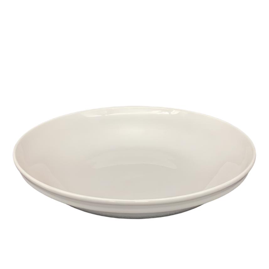 Mazarine Shallow Bowl in white