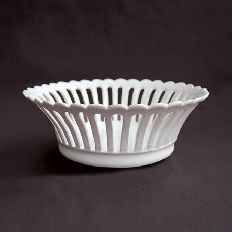 Old Openwork Porcelain selling Fruit Basket