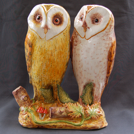 Earthenware Owl couple