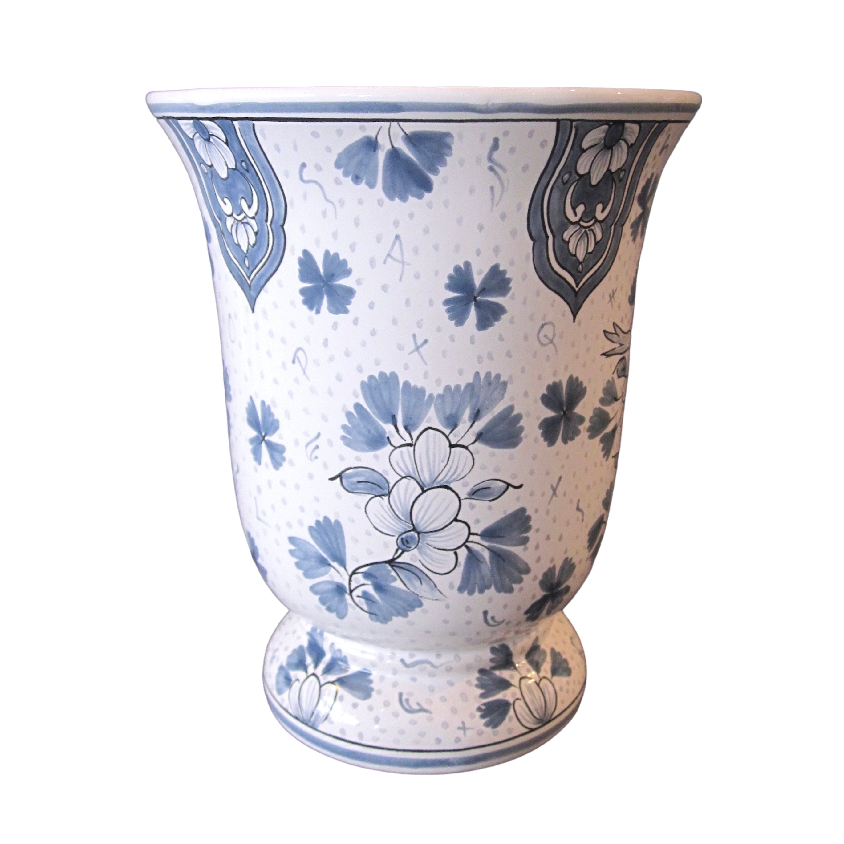 Unique Hand painted Porcelain Vase Made In online France.