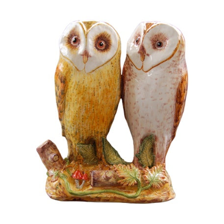 Earthenware Owl couple